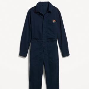 DONATING 6/25 - NWT Old Navy Blue Jumper Jumpsuit Boiler Suit Rainbow Pride -M